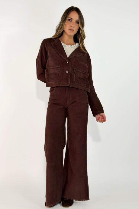 CHAQUETA PANA LENNON Marron