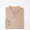 Buzo tejido cuello polo Axel beige