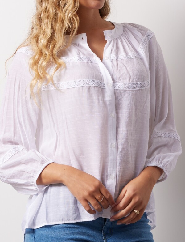 Blusa Puntilla BLANCO