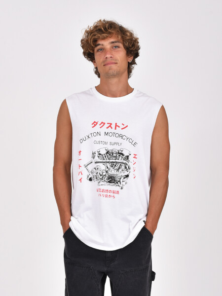 MUSCULOSA CALIFORNIA BLANCO