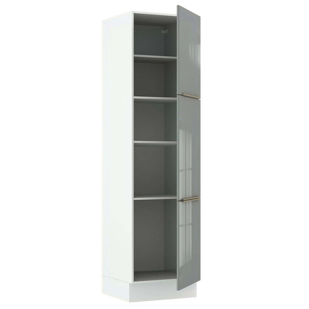 ARMARIO DE COCINA 60 CM MDP-Y-VIDRIO BLANCO LUX