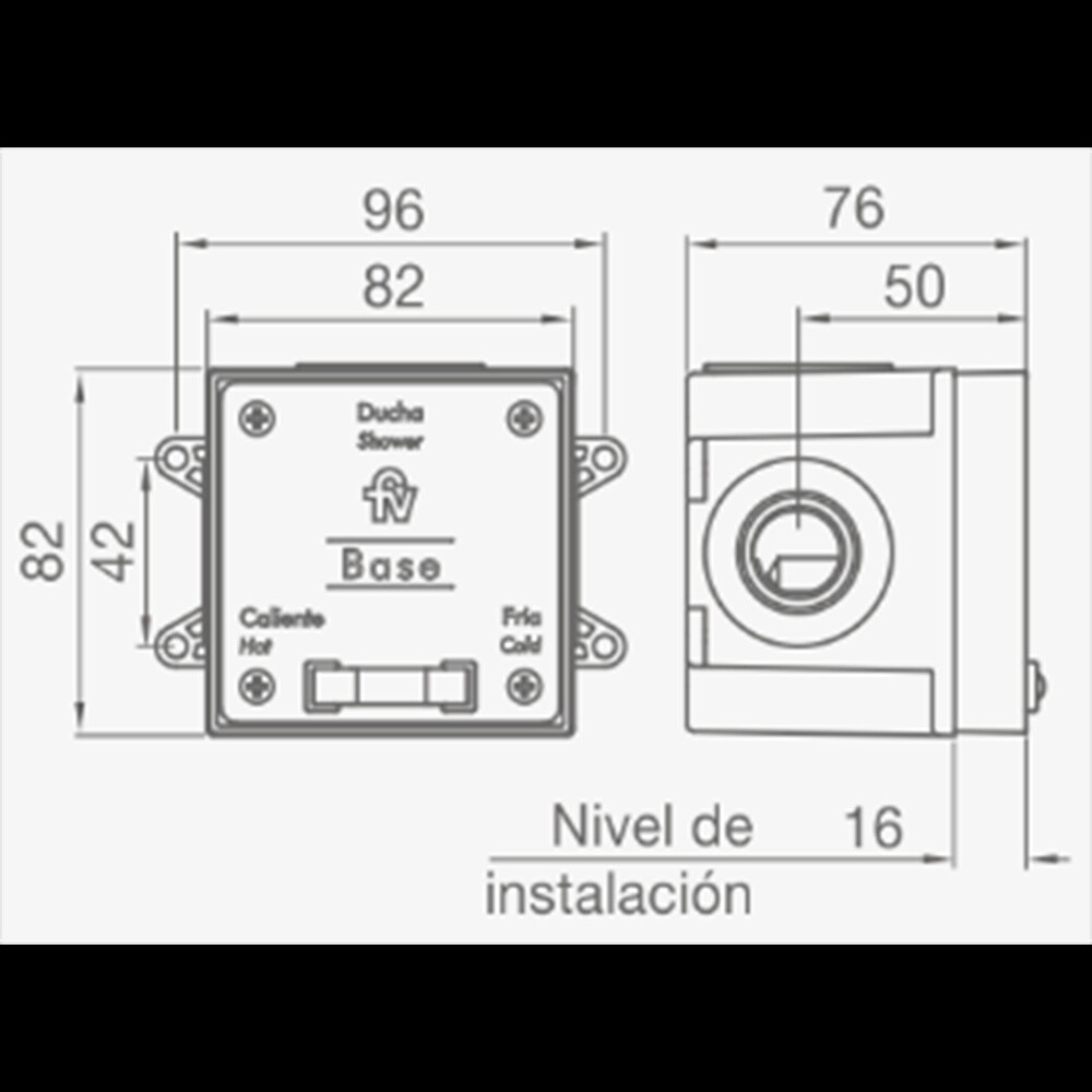 BASE PARA DUCHA AROMO / EPUYEN DE EMPOTRAR Base Para Ducha Aromo / Epuyen De Empotrar
