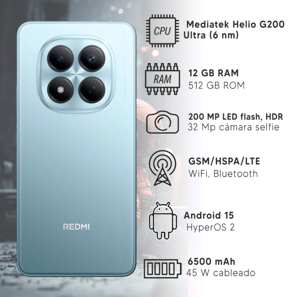 Xiaomi Note 15 Pro 12/512 Gb 4g + Regalo AZUL