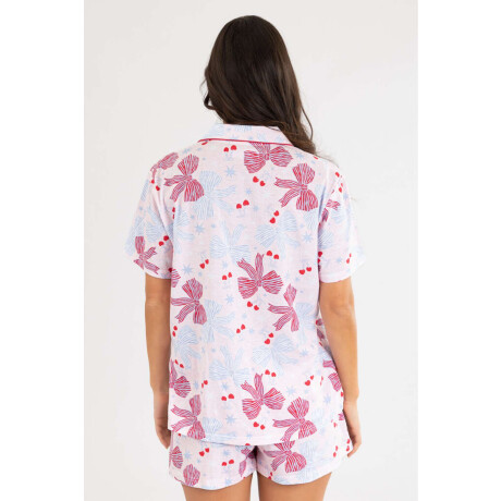 Red Bow Americano Cherry blossom
