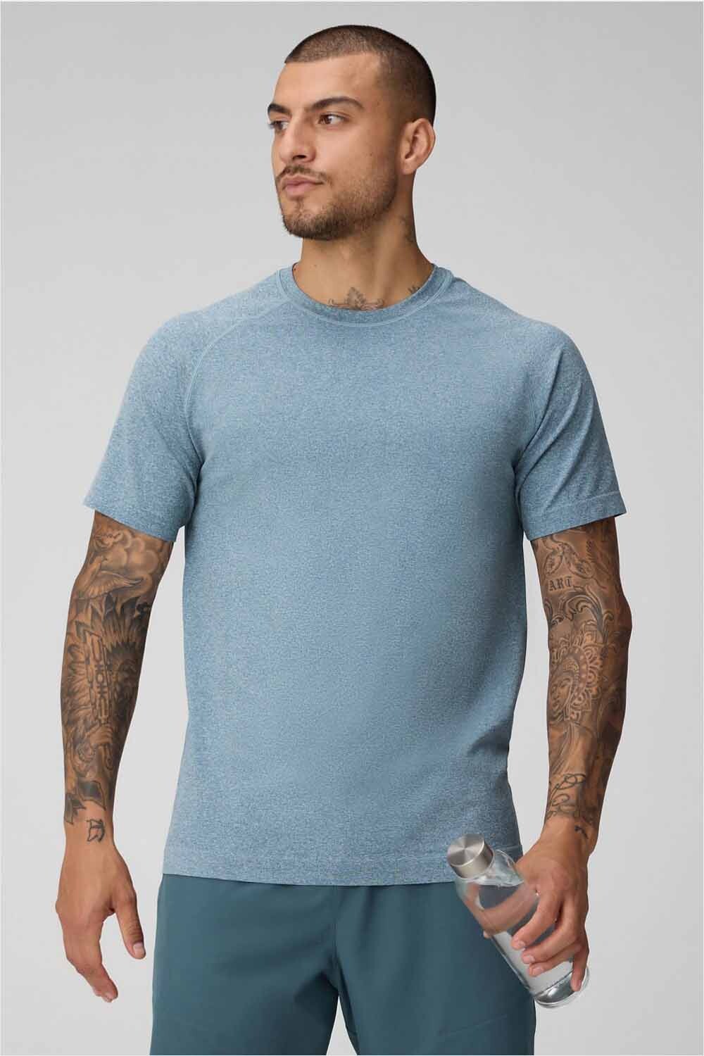 Polo The Training Day Tee Hombre Storm Slate Heather