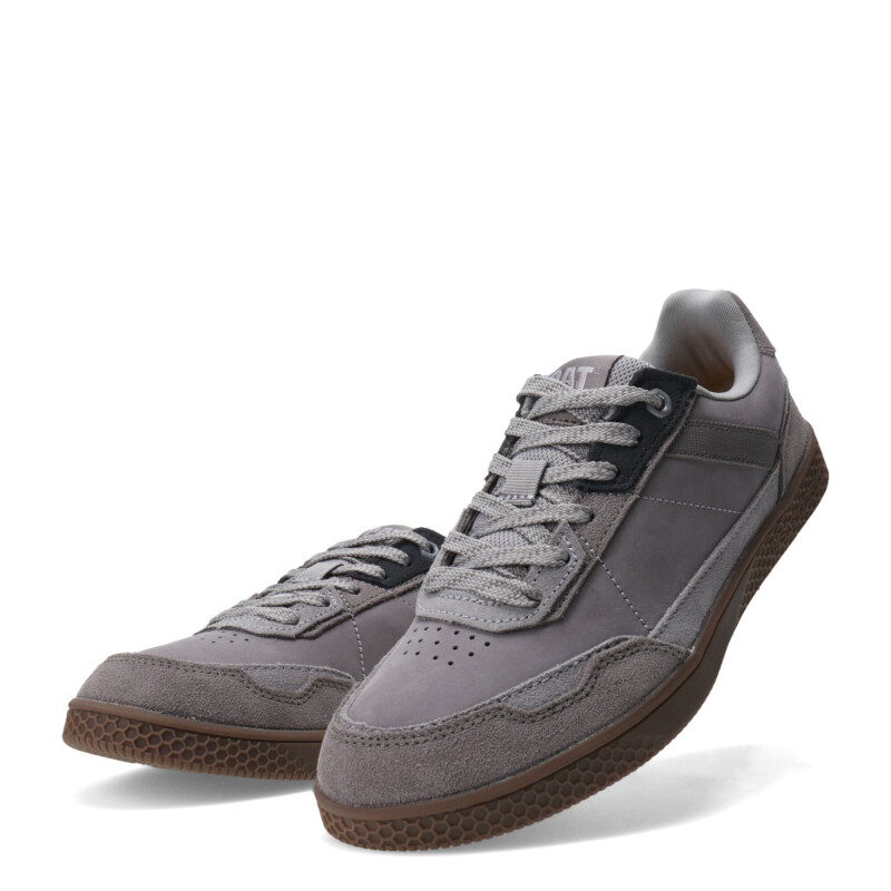 Championes de Hombre Caterpillar Pause Retro Leather Gris