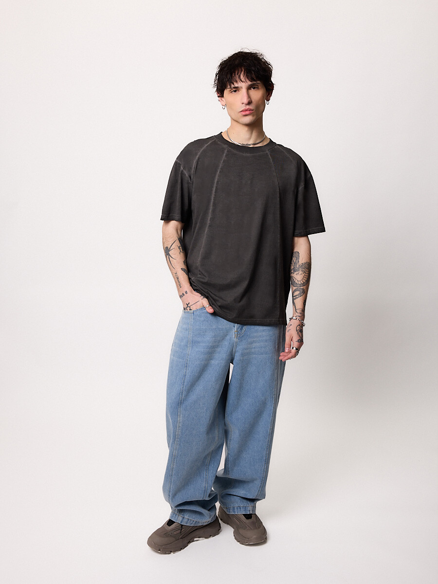 T-SHIRT M/C RILOK DIXIE Gris Oscuro