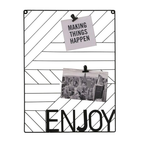 ORGANIZADOR DE PARED HIERRO-LACADO NEGRO 2063141