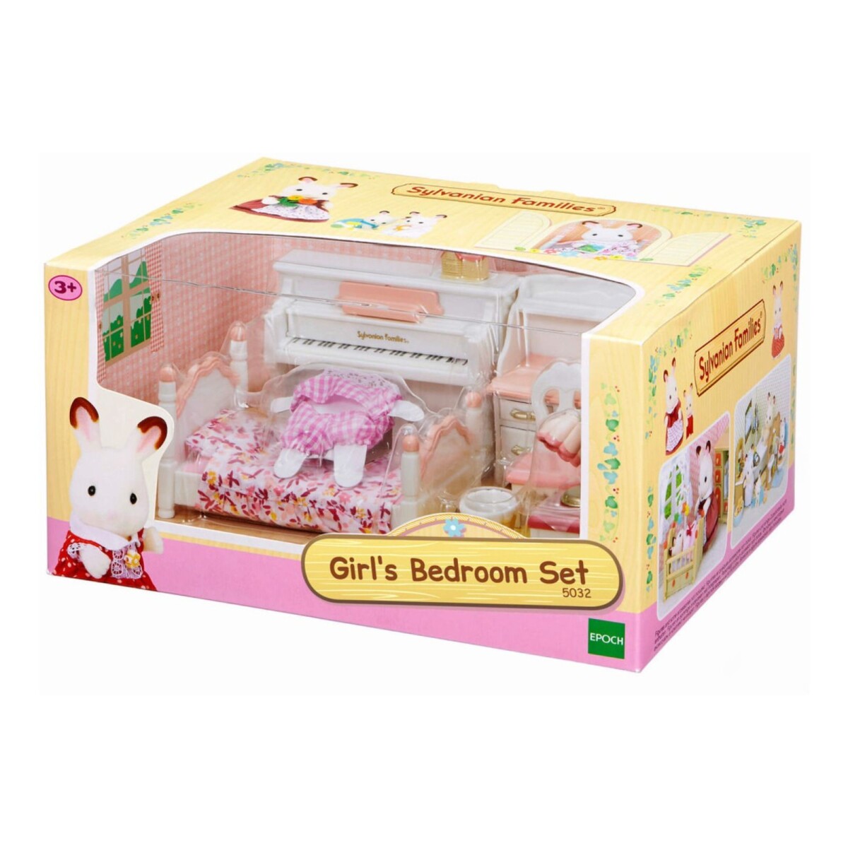 Sylvanian Families Set Dormitorio Coneja Chocolate Juguete 