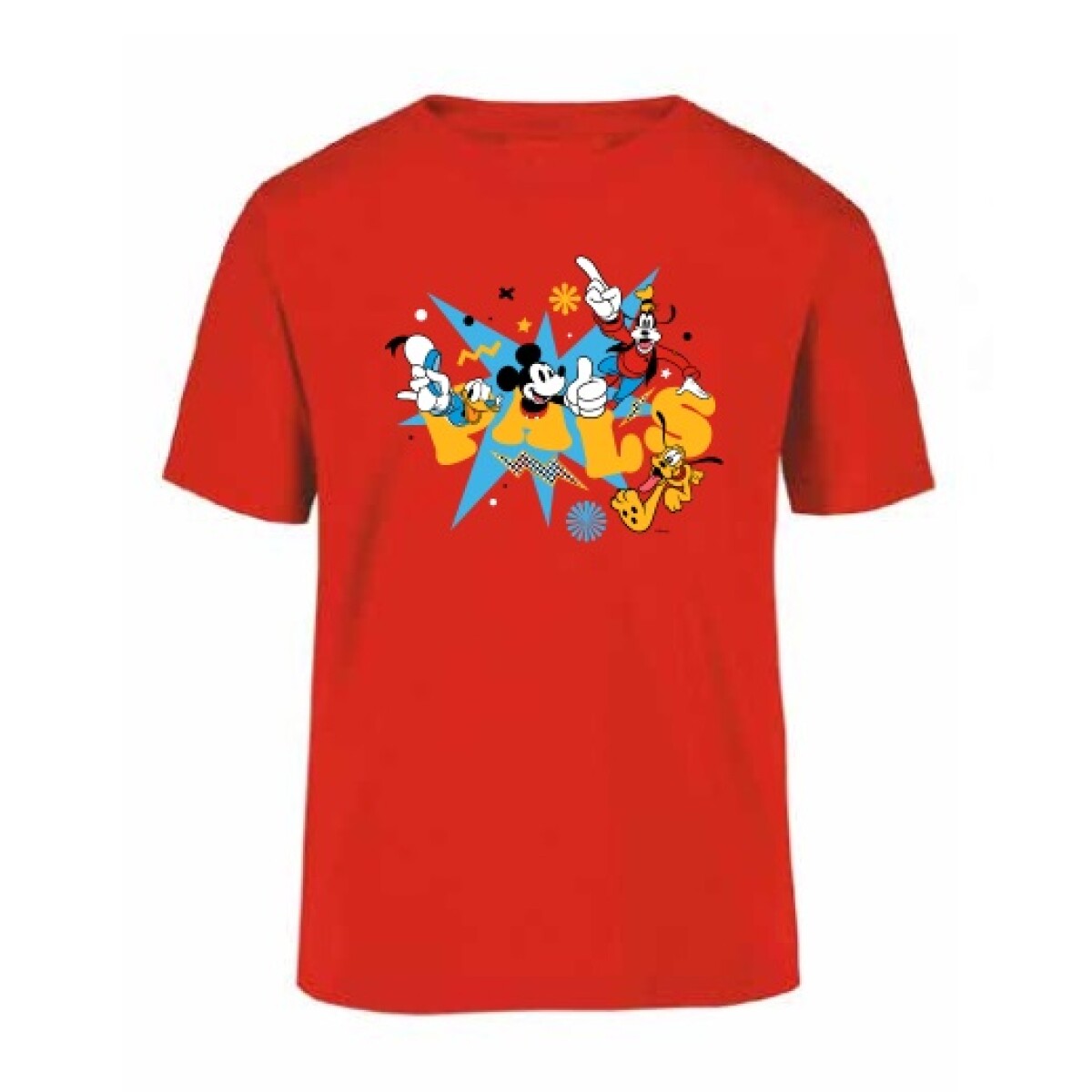 Camiseta Remera Infantil Disney Pals - ROJO 