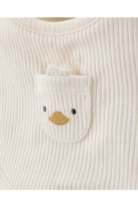 Pack tres baberos de algodón, diseño patito Pack tres baberos de algodón, diseño patito