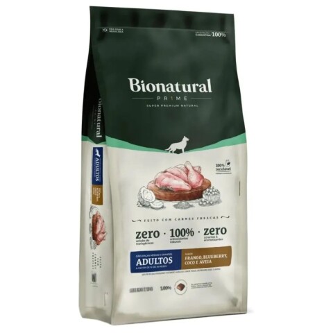 BIONATURAL PRIME PERRO ADULTO RAZAS MEDIANAS Y GRANDES 2,5 KG