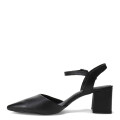 Zapatos de Mujer Bottero Abiertos con Tobillera Negro