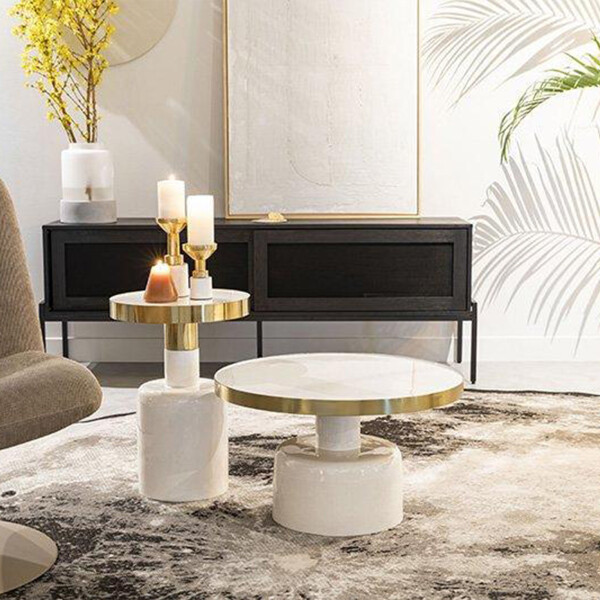 Mesa de centro GLAM Blanco - UNICO
