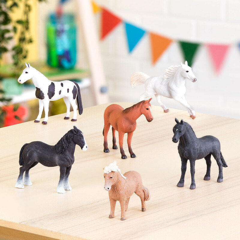 Caballos 6 modelos Terra by Battat Caballos 6 modelos Terra by Battat