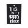CUADRO HAPPY PLACE 30X40CM Unica
