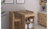 Desayunador 4 Bancos - Cocina Comedor Madera - Natural Desayunador 4 Bancos - Cocina Comedor Madera - Natural