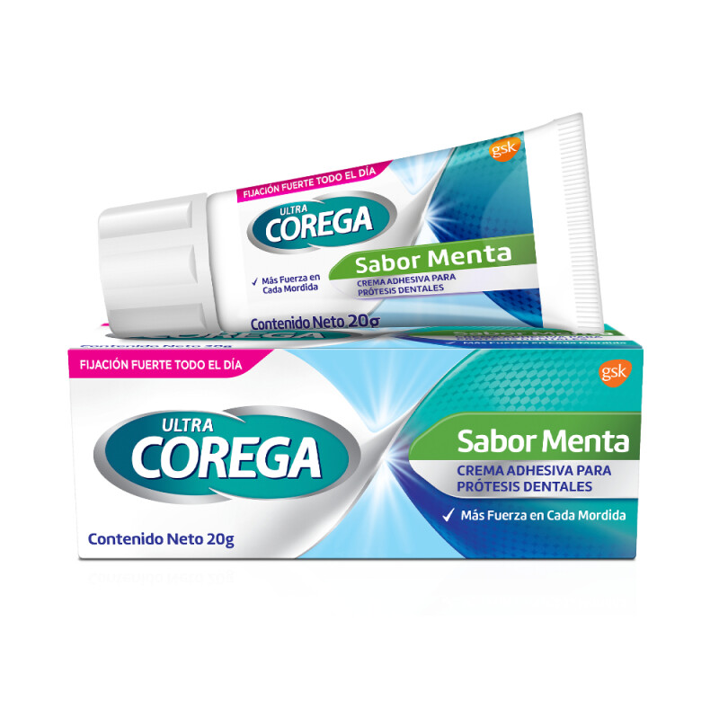 Adhesivo Dental En Crema Ultra Corega Sabor Menta 20 g Adhesivo Dental En Crema Ultra Corega Sabor Menta 20 g