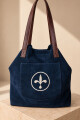 Bolso flor Azul
