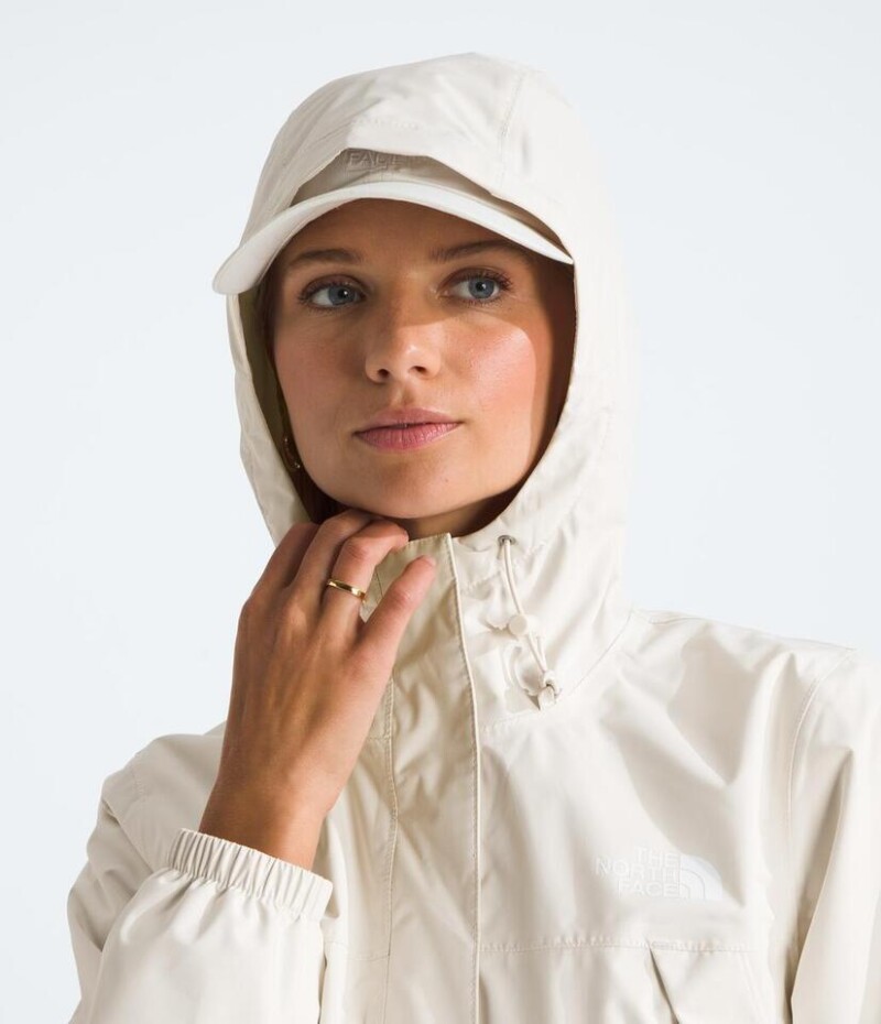 Campera Impermeable Antora mujer White Dune