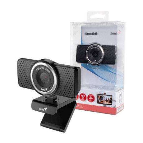 Webcam Genius ECam 8000 Full HD 1080p con Micrófono Webcam Genius ECam 8000 Full HD 1080p con Micrófono