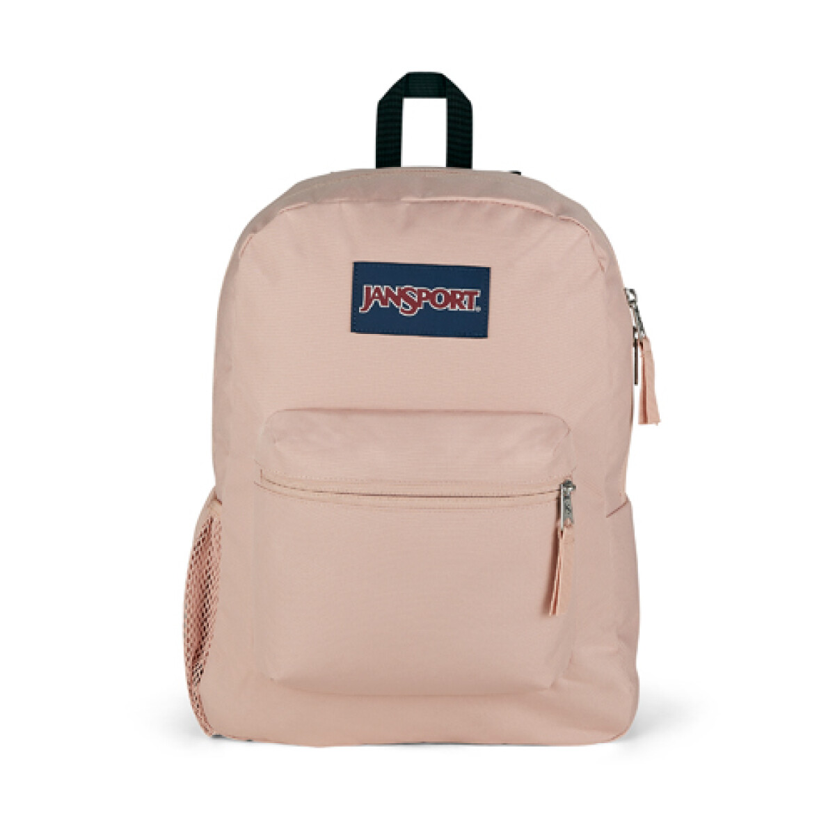 MOCHILA JANSPORT CROSS TOWN - BLACK - MISTY-ROSE 
