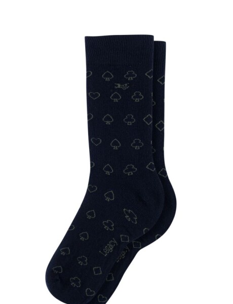 MEDIAS ESTAMPADAS Azul