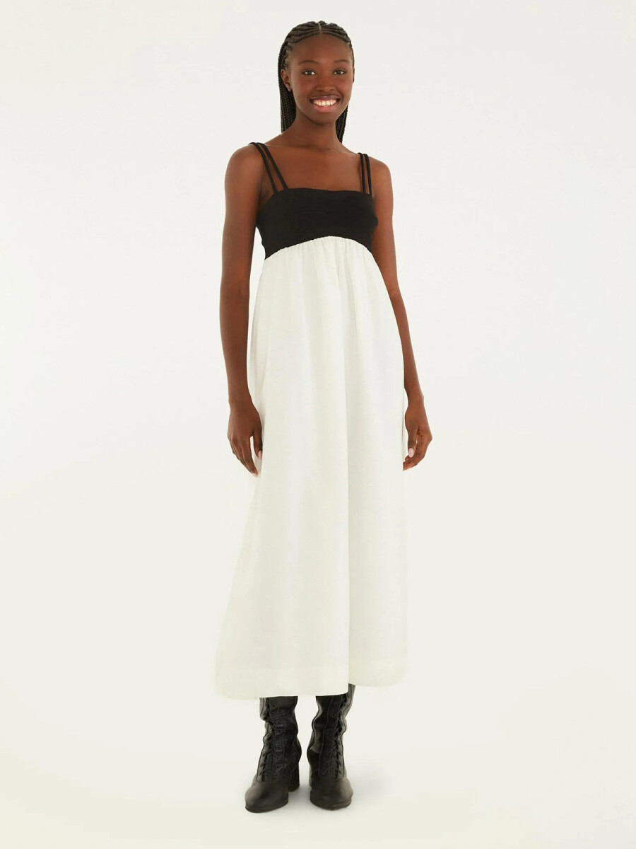 VESTIDO BICOLOR 