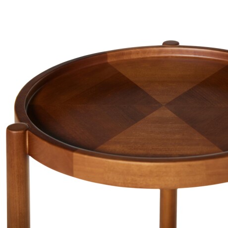 MESA AUXILIAR MADERA MARRON ORLA CASTAÑO