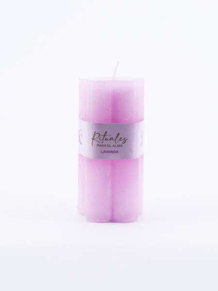 VELA FLOR FRUTILLA BLANCO