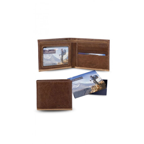 Billetera Anubis Tabaco