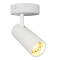 ARTEFACTO LONG LETICIA ADOSAR ORIENTABLE NEGRO BASE REDONDA Luminaria De Adosar Long Leticia Orientable Blanca