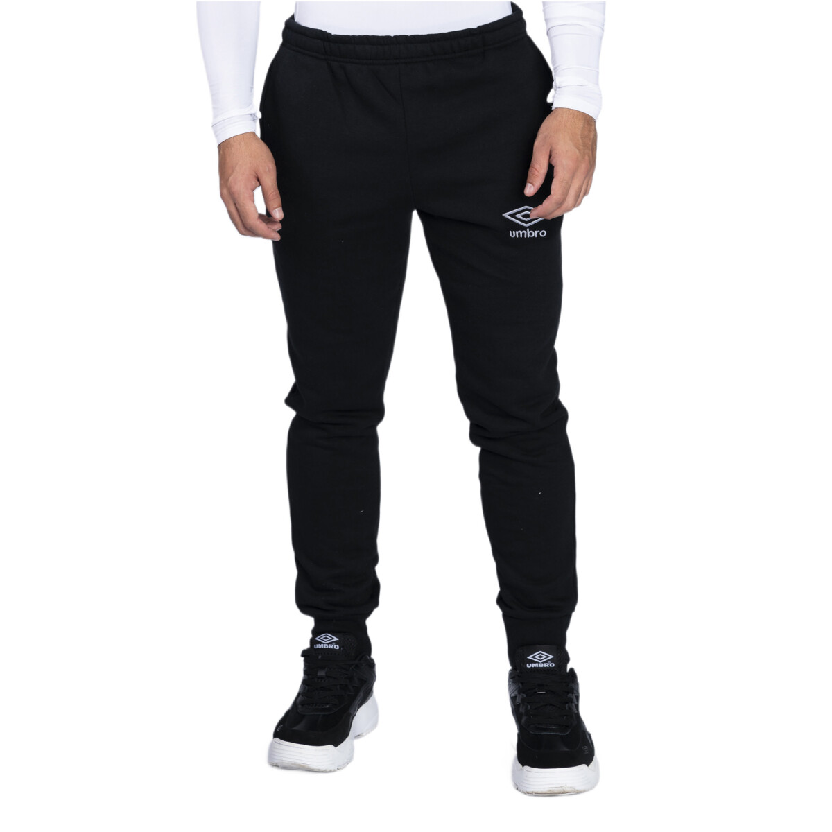 Pantalón de Hombre Umbro Felpa C/Puño Adulto Umbro - Negro 
