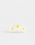 Broche Con flores Broche - Blanco Crudo