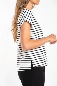 Remera Algodón A Rayas Nacar