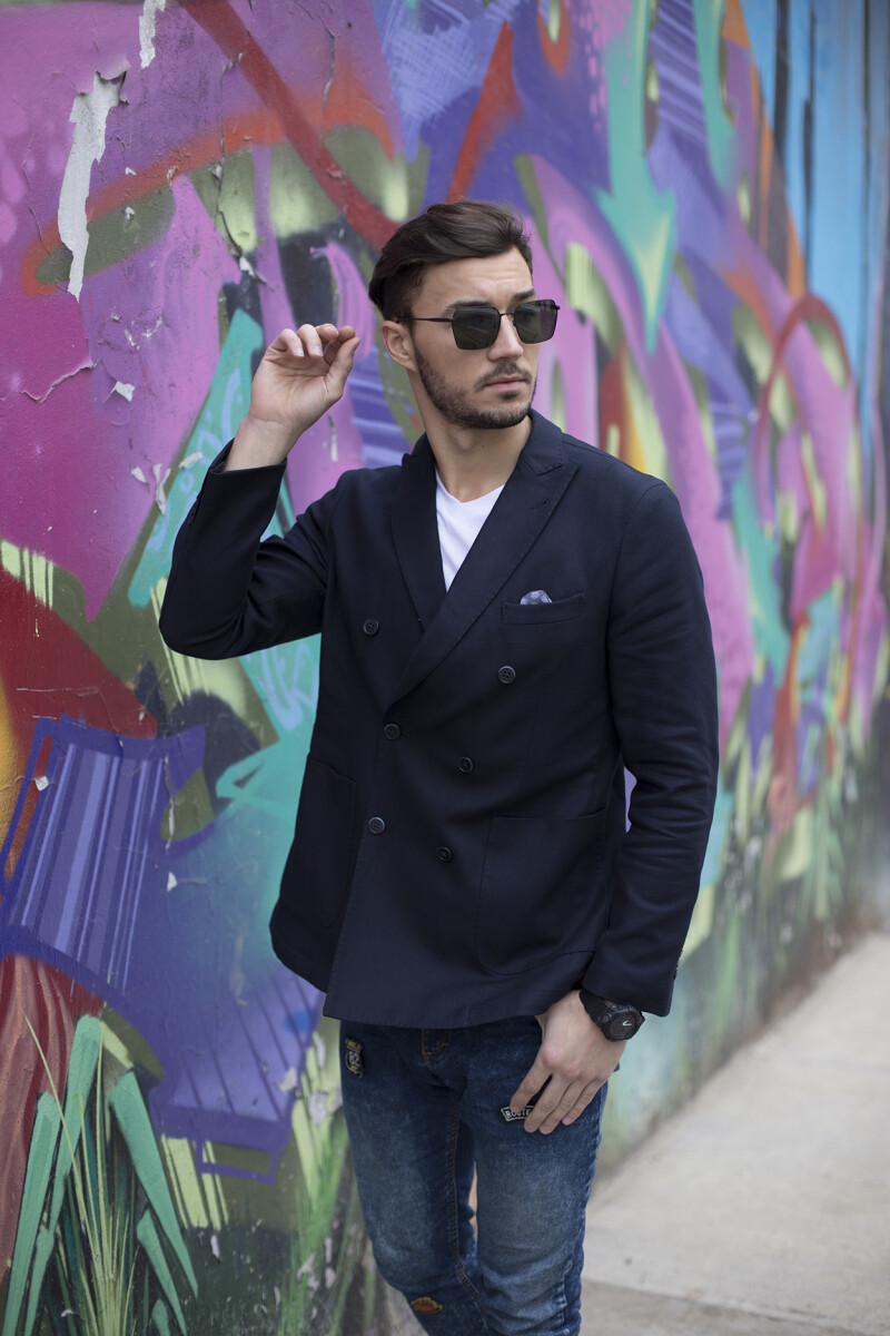 BLAZER SCALPERS AZUL