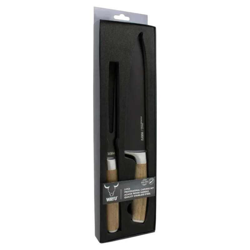 Set De Cuchillo Y Pincho Tenedor Para Asado Wayu Set De Cuchillo Y Pincho Tenedor Para Asado Wayu
