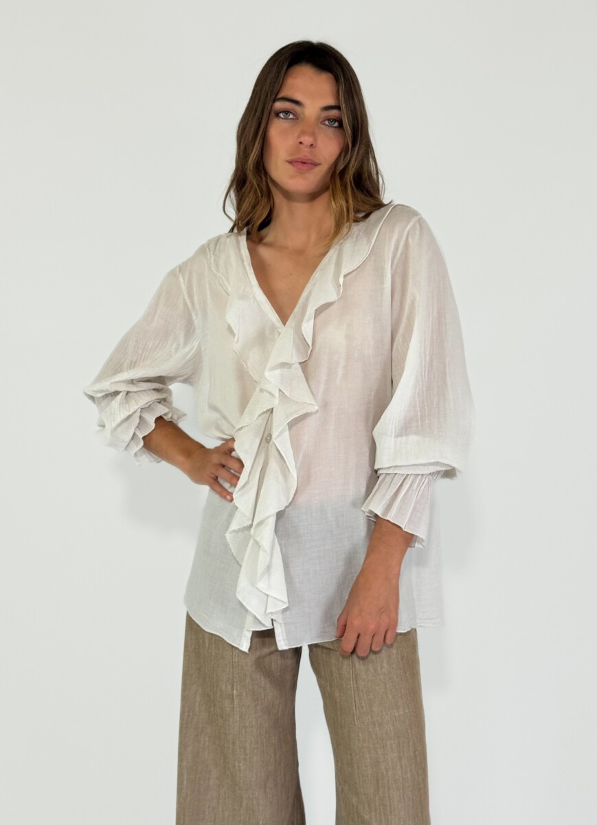 CAMISA POSITANO - BEIGE 