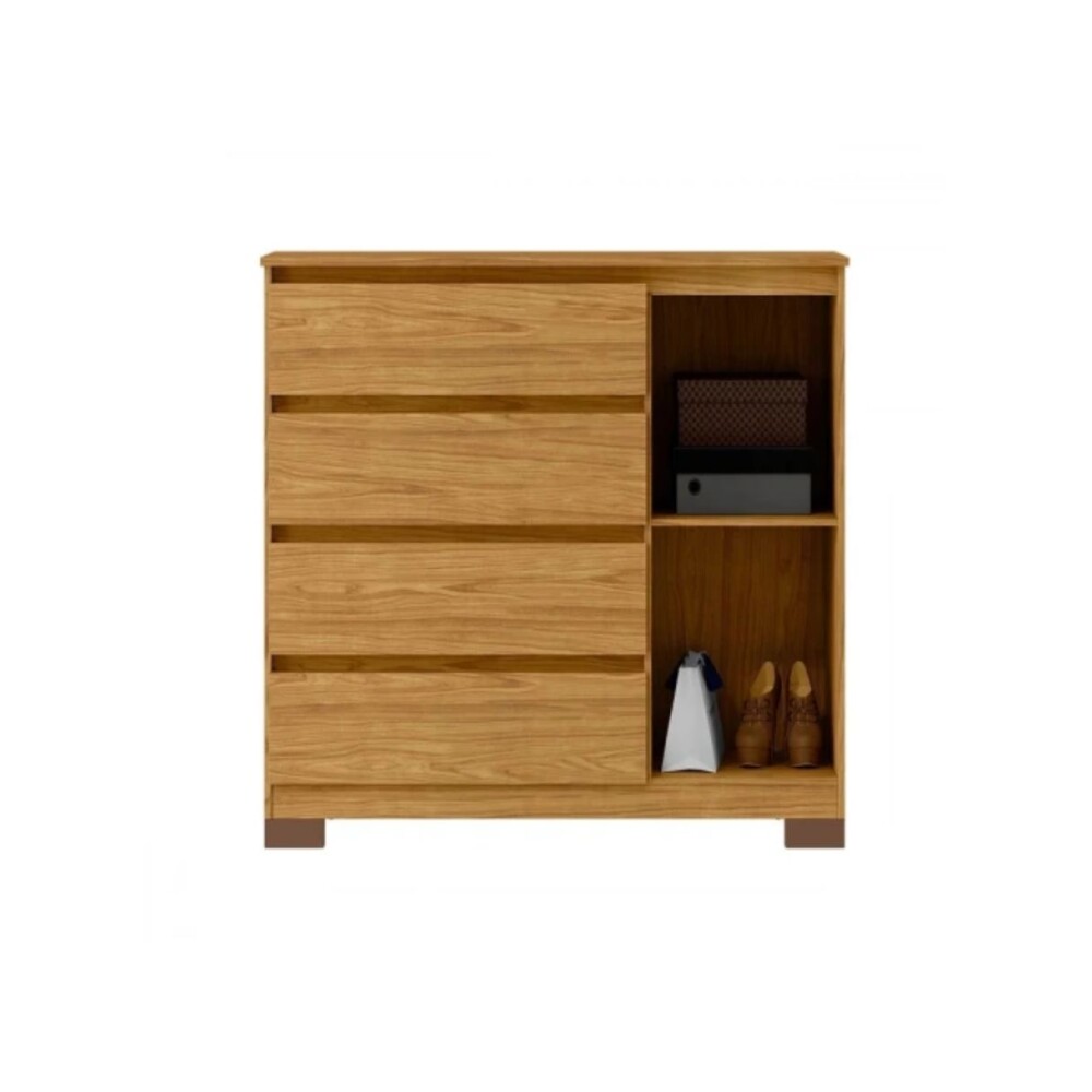 COMBO DORMITORIO – ROPERO 2 PUERTAS CORREDIZAS + CÓMODA ZAPATERA MARROCO