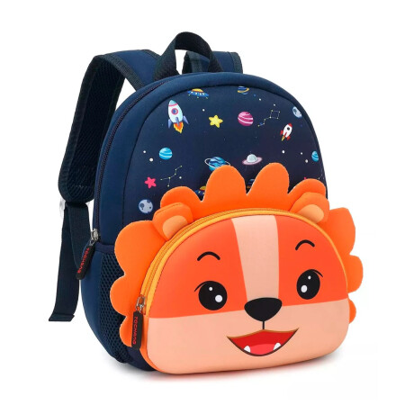 Mochila de Neopreno Brio con Diseño Infantil Escolar Unisex Azul