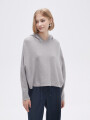 Sweater Plidi Gris Melange Medio