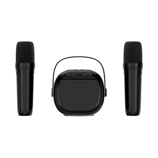 Parlante karaoke negro