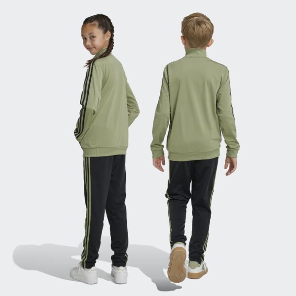 Conjunto Adidas Essentials 3 Rayas Tiberio Verde
