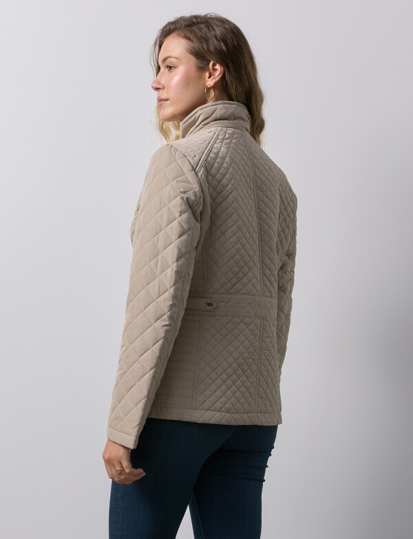 Campera Capitoneada BEIGE