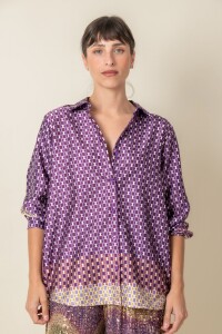 CAMISA TULIPAN Violeta