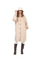 CHAQUETA LARGA Beige