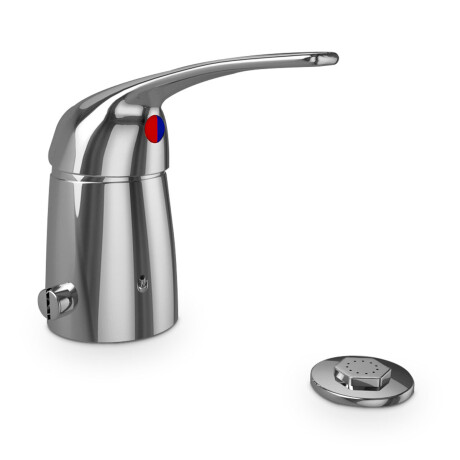 GRIFERIA MONOCOMANDO BIDET CROMO BRILLO LINEA BOMBAY BAÑO CROMO