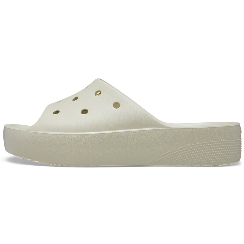 Sandalias Classic Platform Slide Beige