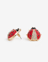 Aros Pasantes Color Aros Pasantes Lady Bug - Dorado