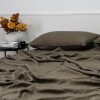 FUNDA DE DUVET FRENCH FLAX LINEN Verde - SUPER KING